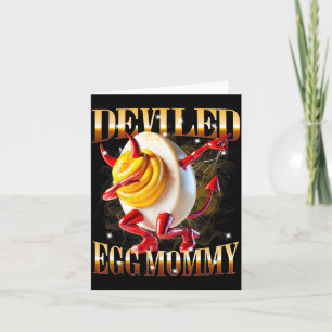 Funny Deviled Egg Food Humour Dab Meme Design  Card