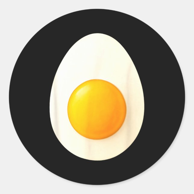 Funny deviled egg halloween costume group family classic round sticker (Front)