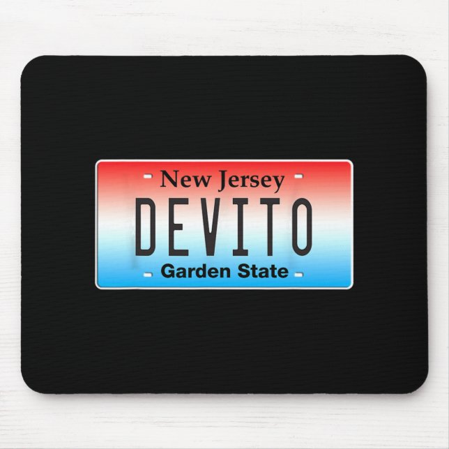 Funny Devito New Jersey Italian American Nj Cutlet Mouse Pad (Front)