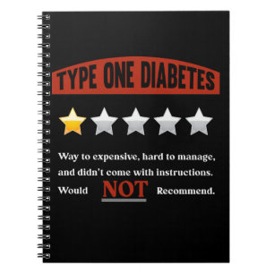Funny Diabetes Joke Diabetic Humour Notebook
