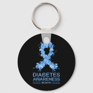Funny Diabetic Awareness Diabetes Type 1 2 Pancrea Key Ring