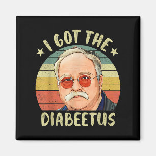 Funny Diabetic Diabetes Type 1 2 Awareness Pancrea Magnet
