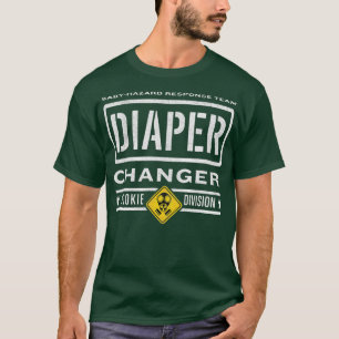 Funny Diaper Changer Duty  expecting baby New T-Shirt