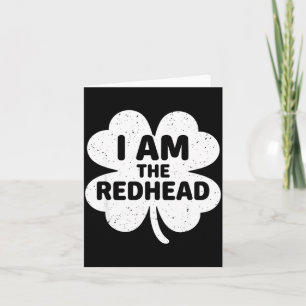 Funny dibs on the redhead am the redhead women men card