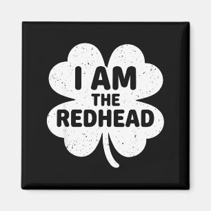Funny dibs on the redhead am the redhead women men magnet