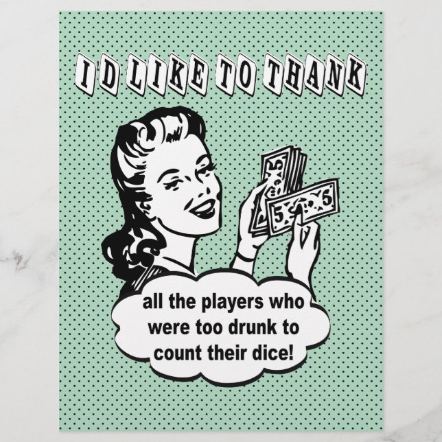 Funny Dice - I'd Like To Thank (Front)