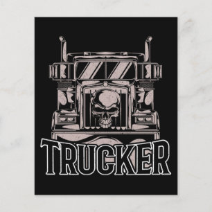 Funny Diesel Trucker Big Rig Semi Flyer