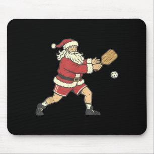 Funny dinking santa claus pickleball christmas xma mouse pad