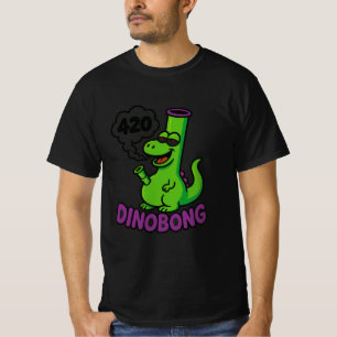 Funny Dinobong Dinosaur T-Shirt   Cartoon Dino Gra