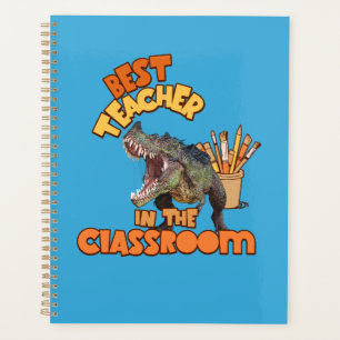 Funny Dinosaur Art Teacher Creative Classroom Planner