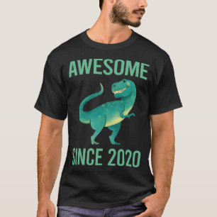 Funny Dinosaur - Awesome Since 2020 T-Shirt