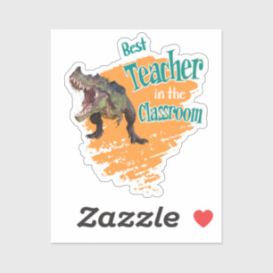 Funny Dinosaur Best Teacher in the Classroom