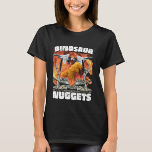 Funny Dinosaur Chicken Nugget Bootleg Hardcore Fla T-Shirt