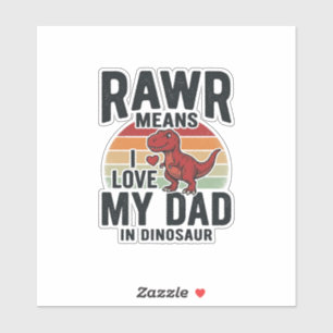 Funny Dinosaur Dad RAWR Vintage Shirt Design_1