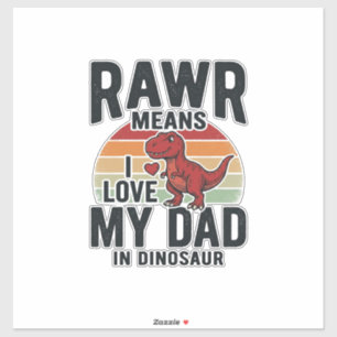 Funny Dinosaur Dad RAWR Vintage Shirt Design_1