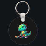 Funny Dinosaur Field Hockey Player Cool Team  Key Ring<br><div class="desc">Funny Dinosaur Field Hockey Player Cool Team</div>