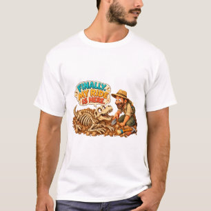 Funny Dinosaur Fossil Dig T-Shirt
