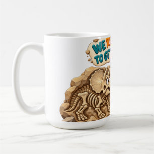Funny Dinosaur Fossil Humour Coffee Mug