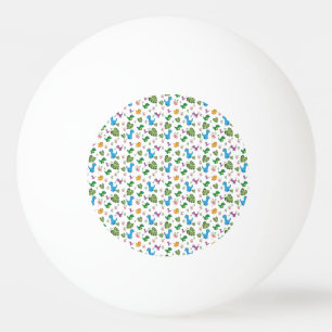 Funny Dinosaur, leaves Ping Pong Ball