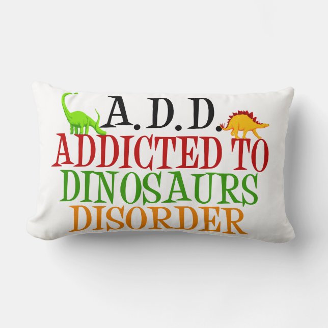 Funny Dinosaur Lumbar Cushion (Front)