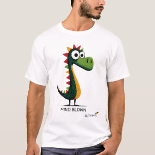 Funny Dinosaur   MIND BLOWN - By Design   Unique  T-Shirt