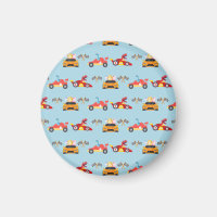 Funny Dinosaur racing car boy kids Birthday party