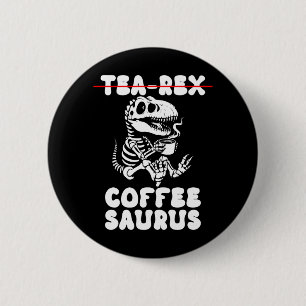 Funny Dinosaur Skeleton Costume Goth Tea-Rex 6 Cm Round Badge