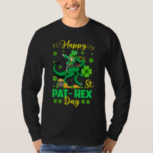Funny Dinosaur St Pat Rex Day For Men Women Boy G T-Shirt