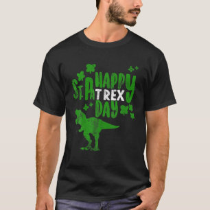 Funny Dinosaur St Patricks Day T Rex Lover Pat Rex T-Shirt
