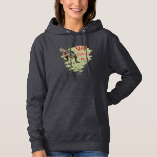 Funny Dinosaur Stop Clicking Hoodie