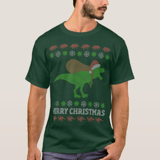 funny dinosaur tre Ugly Christmas Sweaters 