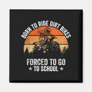 Funny Dirt Bike Art For Boys Girls Motocross Dirt  Magnet