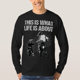 Funny Dirt Bike Art For Men Dad Boys Kids Motorcyc T-Shirt