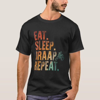 Funny Dirt Bike Art For Men Women Motocross Biking T-Shirt