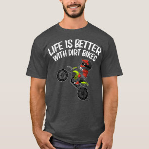 Funny Dirt Bike Gift Men Women Motocross Rider T-Shirt