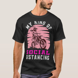 Funny Dirt Bike Motorbike Racing Motocross Girl Lo T-Shirt