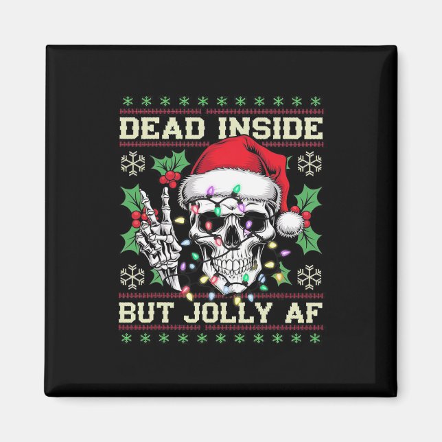 Funny Dirty Christmas Ugly Sweater  Magnet (Front)