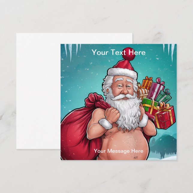 Funny Dirty Santa Christmas Collection (Front/Back)