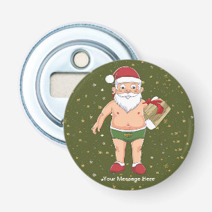 Funny Dirty Santa Christmas Collection Paper Cups Bottle Opener