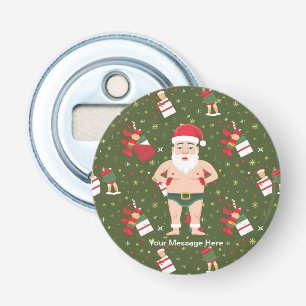 Funny Dirty Santa Christmas Collection Paper Cups Bottle Opener