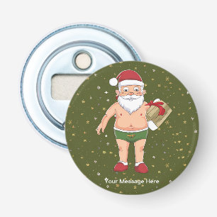 Funny Dirty Santa Christmas Collection Paper Cups Bottle Opener