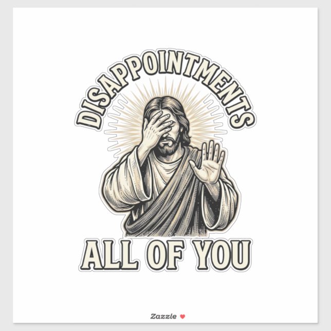 Funny Disappointments All of You Vintage Engraving (Sheet)