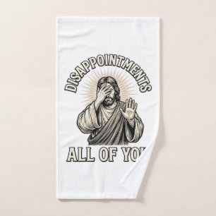 Funny Disappointments All of You Vintage Engraving Hand Towel
