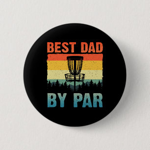 Funny Disc Golf Art For Men Dad Disc Golf Player D 6 Cm Round Badge