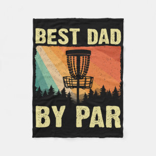 Funny Disc Golf Art For Men Dad Disc Golf Player D Fleece Blanket
