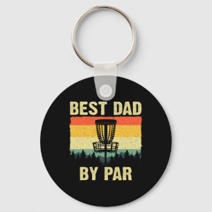 Funny Disc Golf Art For Men Dad Disc Golf Player D Key Ring