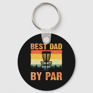 Funny Disc Golf Art For Men Dad Disc Golf Player D Key Ring