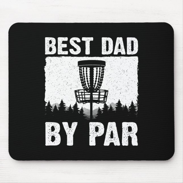 Funny Disc Golf Art For Men Dad Disc Golf Player D Mouse Pad (Front)