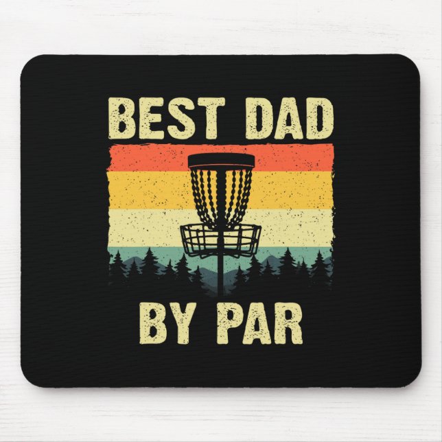 Funny Disc Golf Art For Men Dad Disc Golf Player D Mouse Pad (Front)