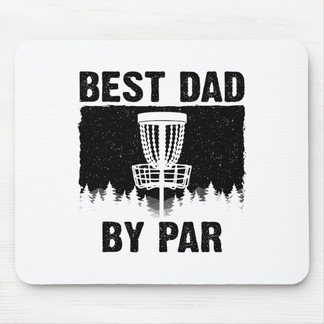 Funny Disc Golf Art For Men Dad Disc Golf Player D Mouse Pad (Front)